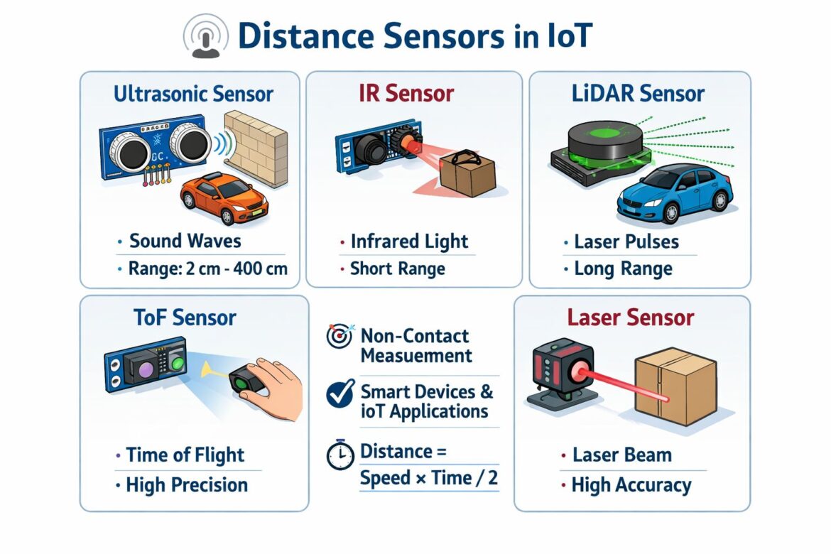 Distance Sensors in IoT